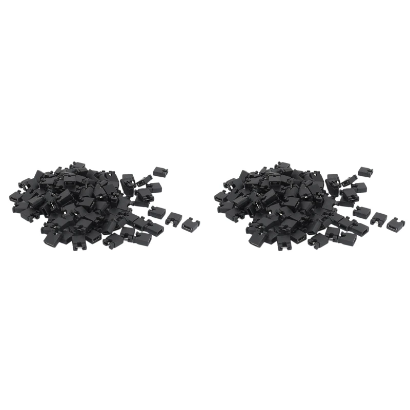 

240 Pcs 2.54Mm Standard PCB Shunts Short Mini Jumper Cap Connector