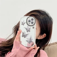 fashion black butterfly case for iphone 13 pro max 12 pro max 11 pro max x xr xs max soft cover