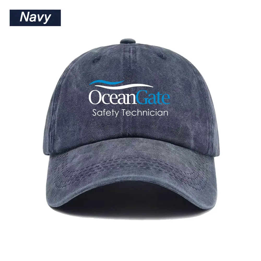 Фото Винтажная бейсболка Kpop OceanGate Safety Technician SHOTTIES, хлопковая, с эффектом потертости, в стиле тракер, для уличной моды, летняя, от солнца №3