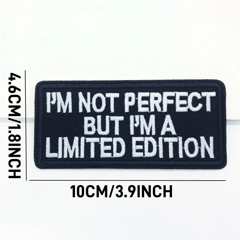 5 шт. нашивки с текстовой вышивкой букв НЕ ПОЛУЧИТЕ МЕНЕ я ПРОСТОЙТЕ TOO. Аппликация