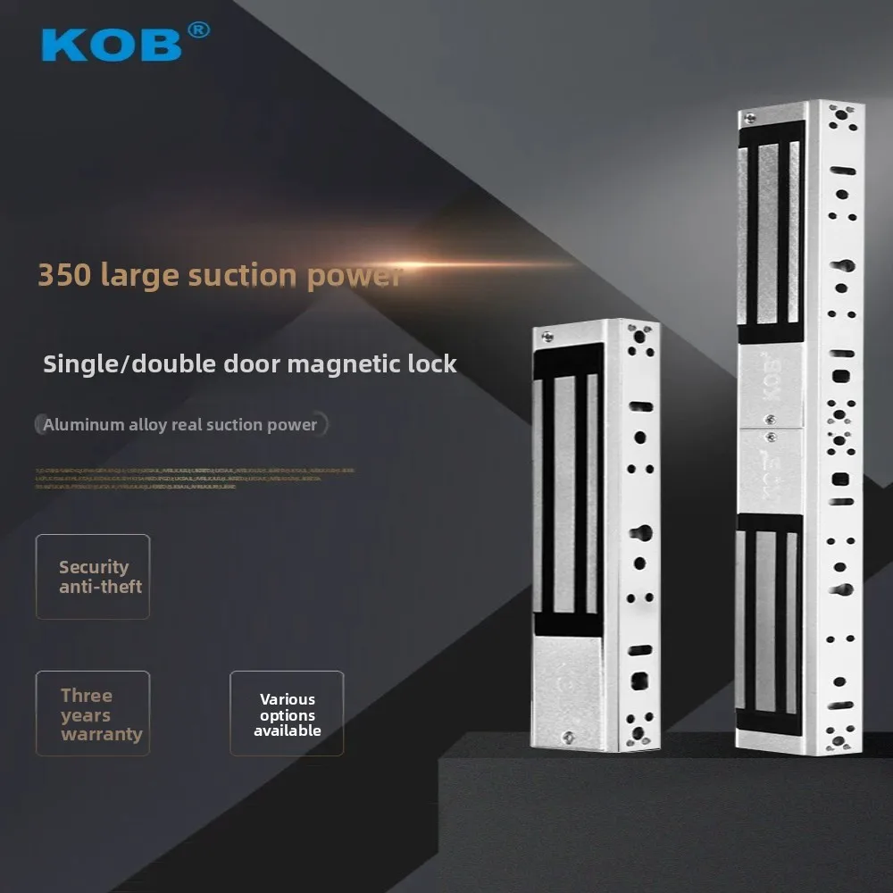 Фото Электромагнитный замок KOB для контроля доступа, 350/500 кг, водонепроницаемый, для двойных дверей №2