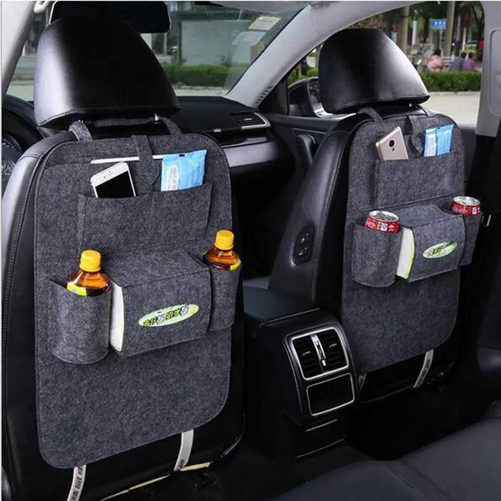 

Car-styling Container Stowing Tidying Hanging Seat Back Holder Auto Accessories Organizer Bag Car Backseat Car Trunk Organizer