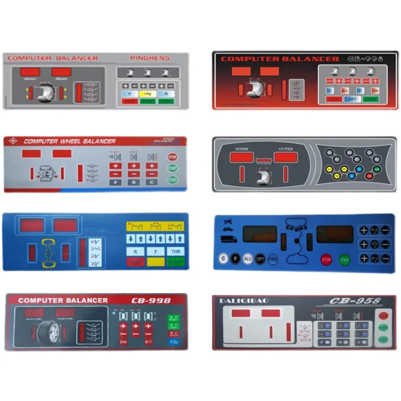 

Tire Dynamic Balancing Machine Control Panel Operation Key Board Button Touch Switch Computer Version Key Board