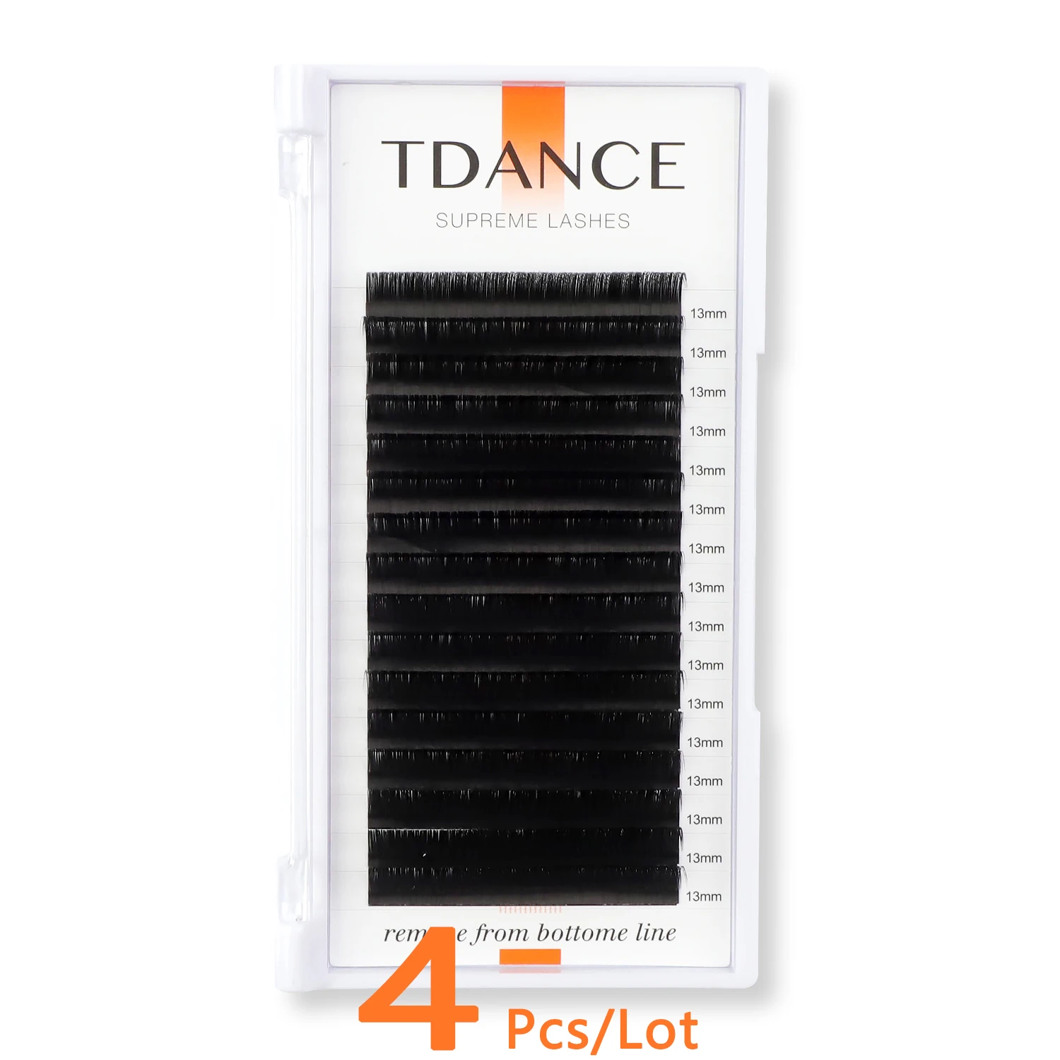 TDANCE 4 чехла /Партия Накладные ресницы для наращивания накладные профессиональные