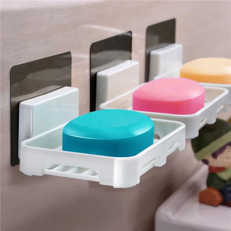 Настенный держатель для мыла пластиковая сушилка и посуды ванной кухни