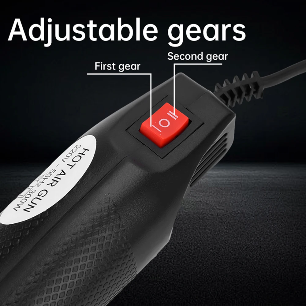 Термофен 300 Вт 120 ℃/200 ℃ регулируемый ручной инструмент сделай сам для быстрого