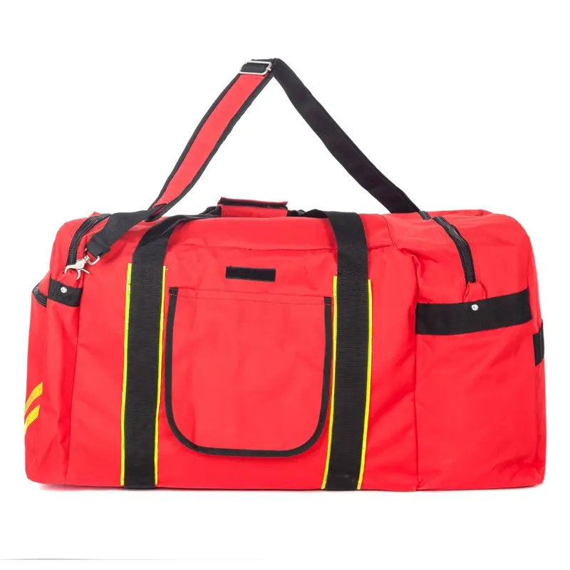 K-Cliffs Firefighter Rescue Duffel Heavy Duty, Paramedic Equipment Bag Red, Unisex