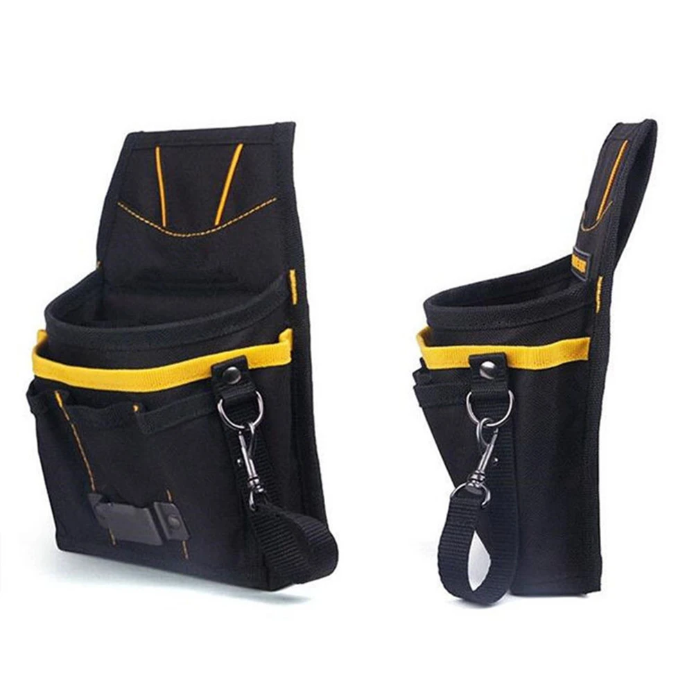 

Electrician Waist Belt Tool Pouch Bag Black Oxford Fabric For Hold Wrench Hammer Screwdriver Hand Tool 24*17*4cm