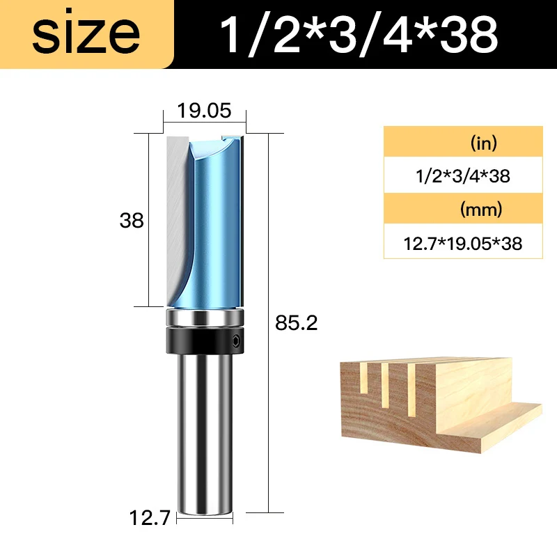 

Tideway концевая фреза из вольфрамовой стали 1/2" 1/4"