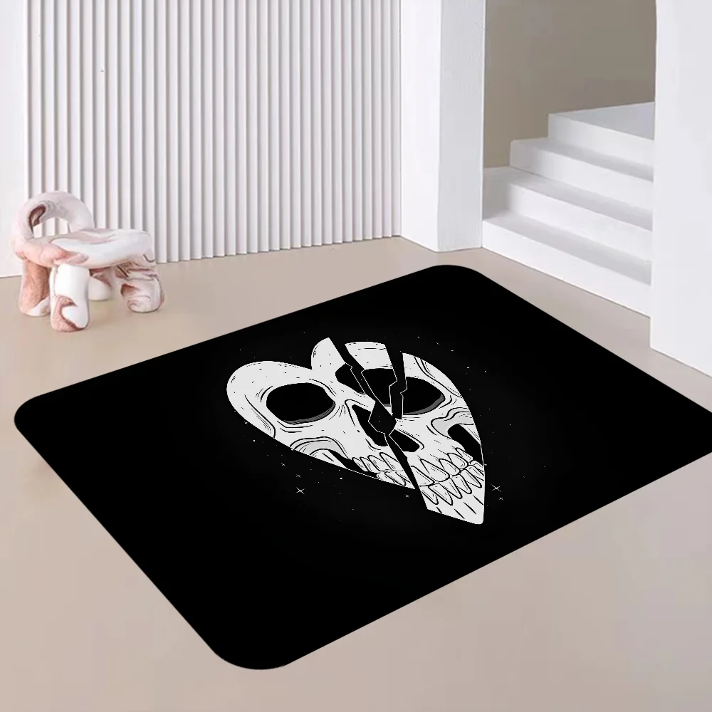 G-Ghostface H-Horror S-Scream Bath Mat Kids Room Bedroom Decoration Balcony Anti-Slip Doormat Living Alfombra