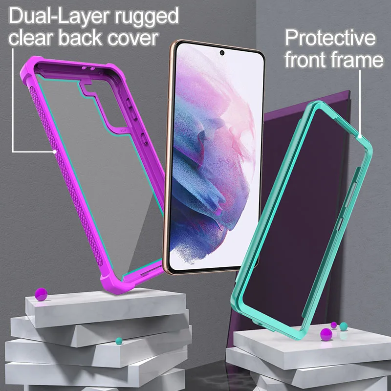 Luxury Shockproof Case For Samsung Galaxy S10 S20 S21 S22 S23 Plus Ultra FE Note 10 20 A23 A53 5G A52 A20 A21S TPU Bumper Cover