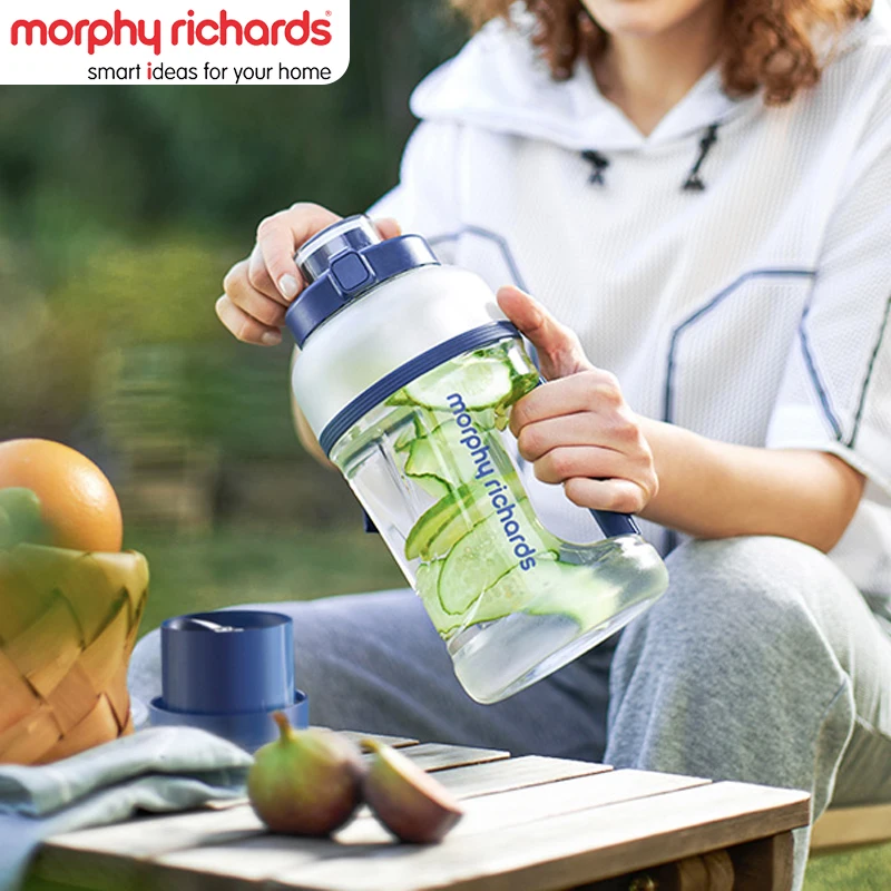 MR9802 Juicer Blender Portable Outdoor Sports Drinking Bottle 1L Capacity BPA Free 3000mAh Battery Rechargeable Milkshake Mixer