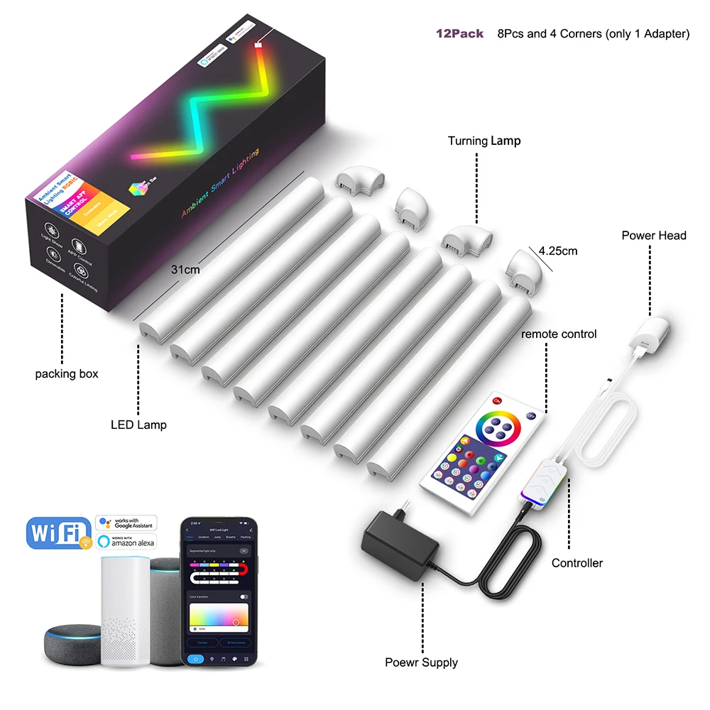 

Умный светодиодный светильник ZYHY RGB