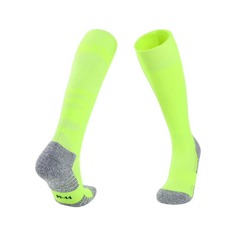 Summer Football Stockings Male Their Towels Bottom anti-slip Socks Male Sweat Absorption Movement knee-high Socks Soccer Socks
