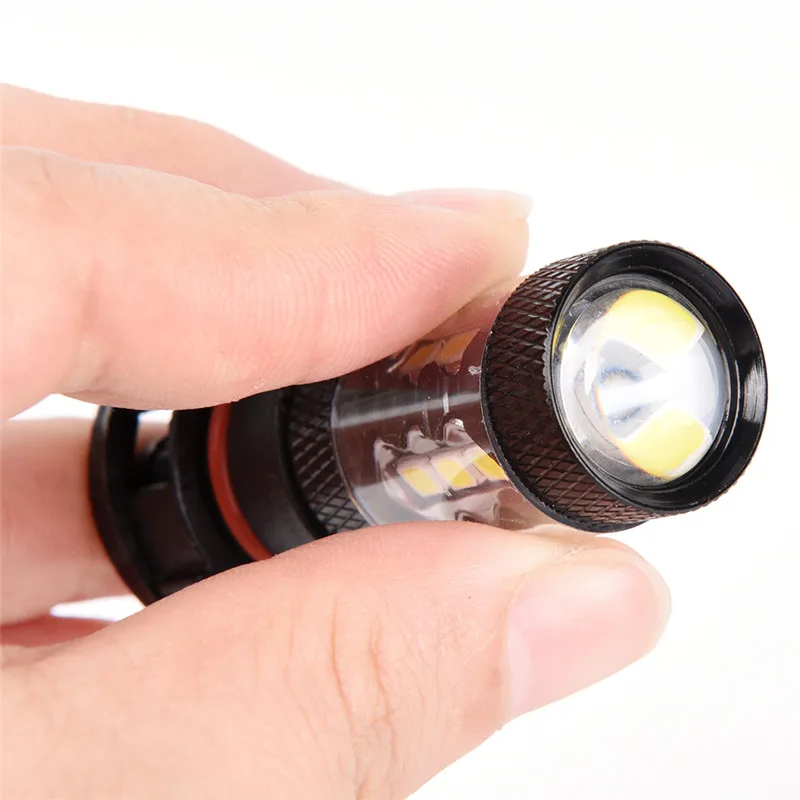 Фото 2 шт./лот 144 SMD H16 PSX24W Автомобильные противотуманные фары высокой мощности, фары дальнего света DRL для 12 вольт постоянного тока №5