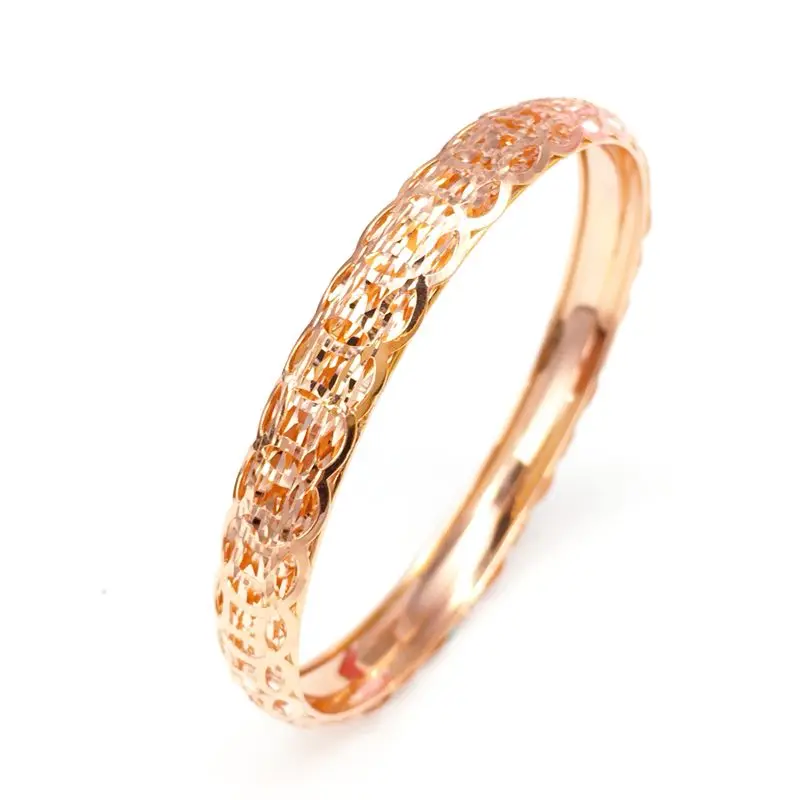 

Женский браслет из розового золота 585 пробы, с золотом 14 к