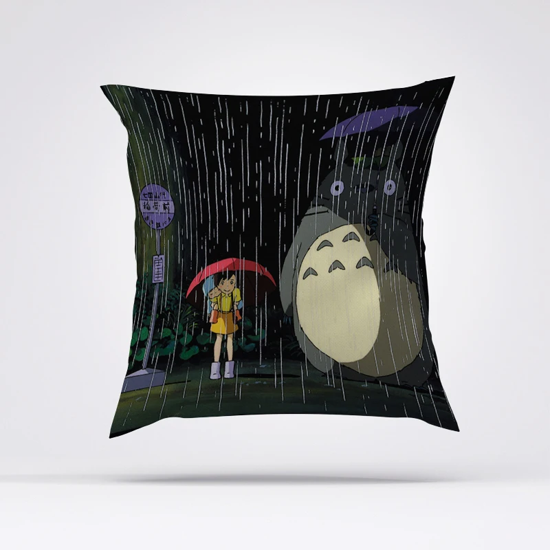 

Totoro Cushion Covers 45*45 Body Pillow Cover Car Sofa Pillowcases for Pillows Decor Home Short Plush Pillowcase 45x45 Cushions