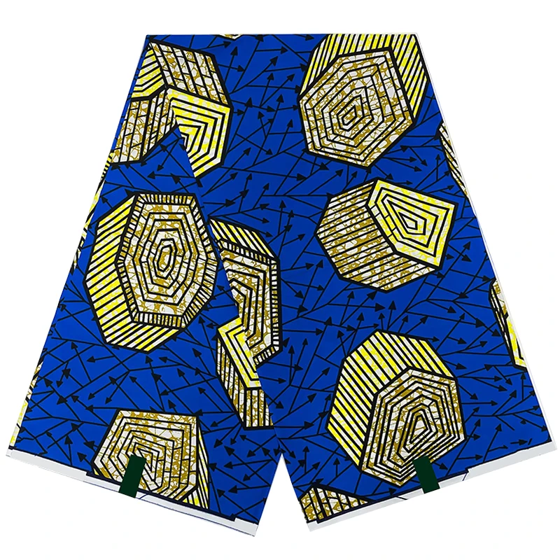 

Veritable Wax Dutch Pagne African Wax Fabric Grand Original 2023 Print 6 Yards 100% Cotton Batik Fabric Dress Loincloth TN0913