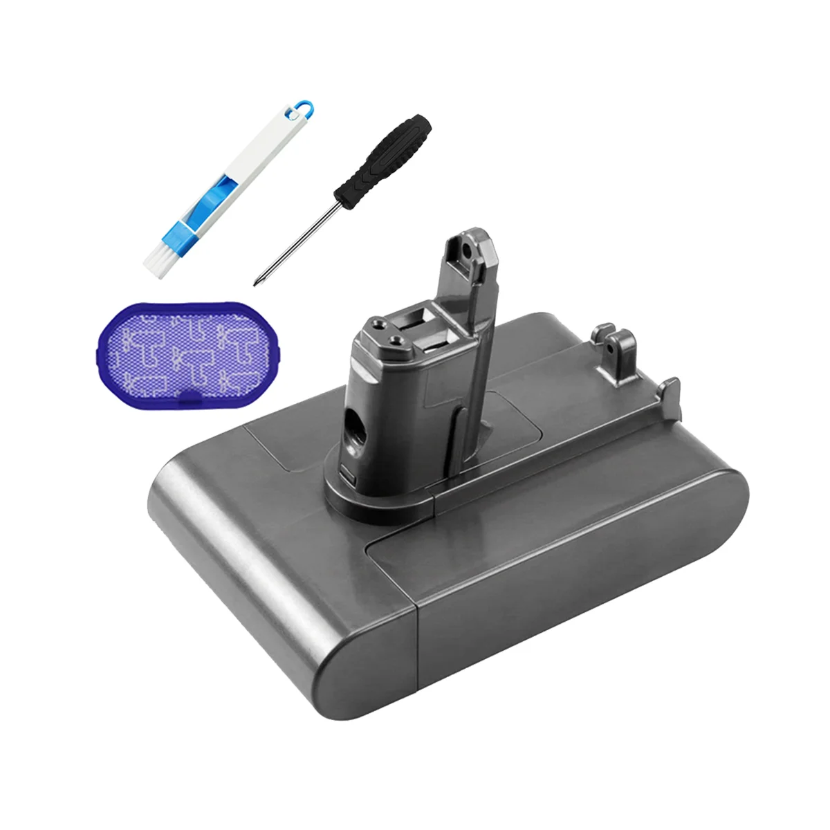 

22.2V Replace DC34 Li-Ion Vacuum Battery Adapter+Filter Kit for Dyson DC35 DC45 DC31 DC34 DC44 DC31/DC35 Animal