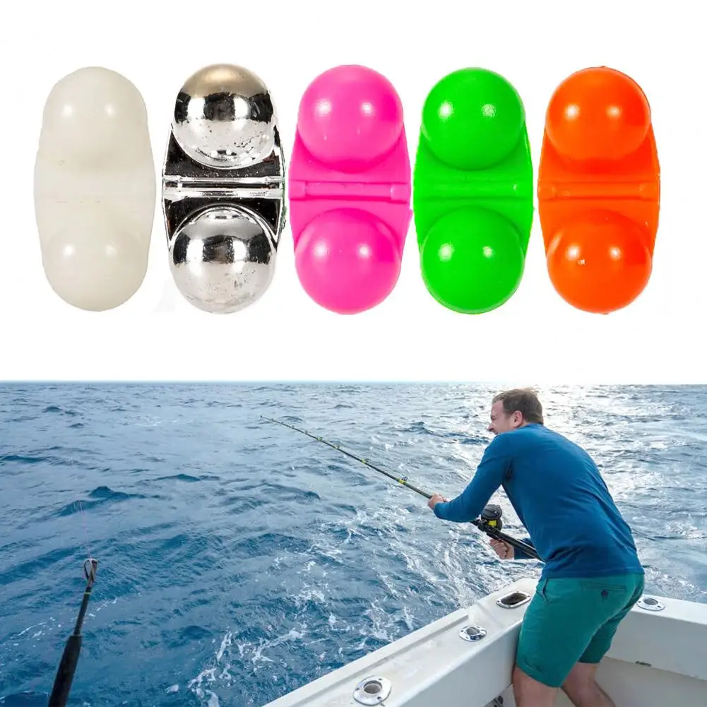 

10Pcs Fishing Rattle Beads Double Rattle Attractive ABS Assorted Attractor Beads for Angling