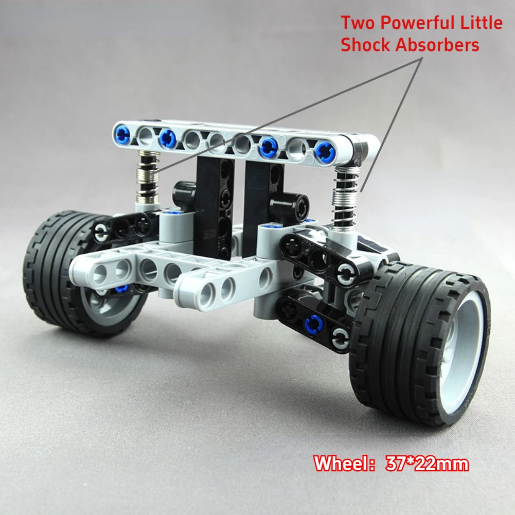 53 шт. MOC внедорожный амортизатор шасси мелкие частицы гоночный автомобиль модель