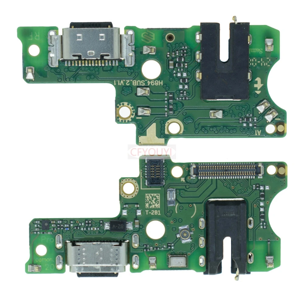 USB-разъем для зарядного устройства Док-станция с гибким кабелем Tecno Camon 20 Pro CK7N