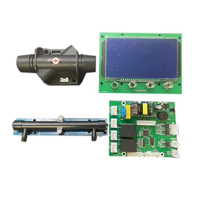 

Real time display screen of oxygen purity and oxygen flow sensor with touch screen