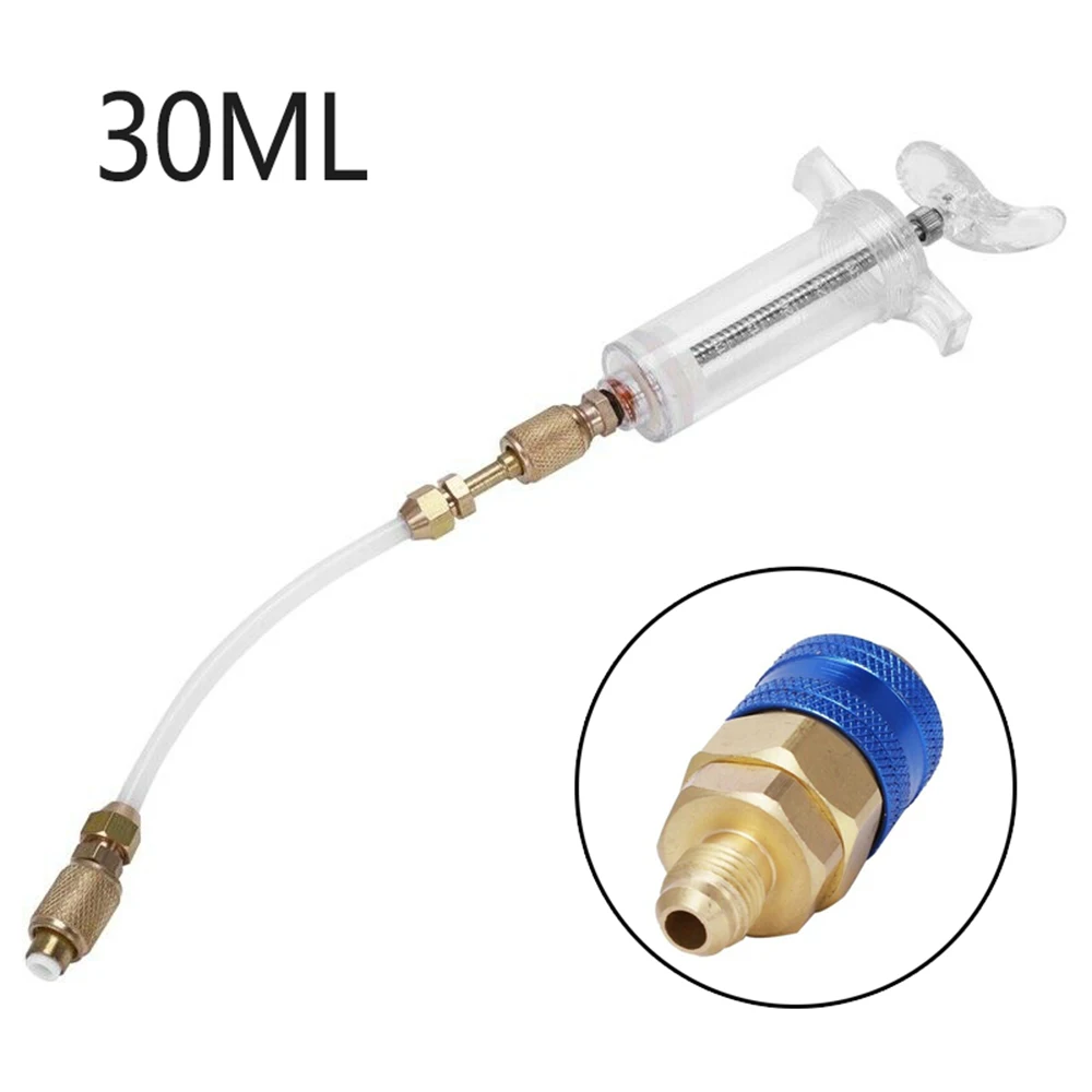 

Шприц для инжектора для компрессора, 30 мл, 1/4 дюйма, SAE R134a
