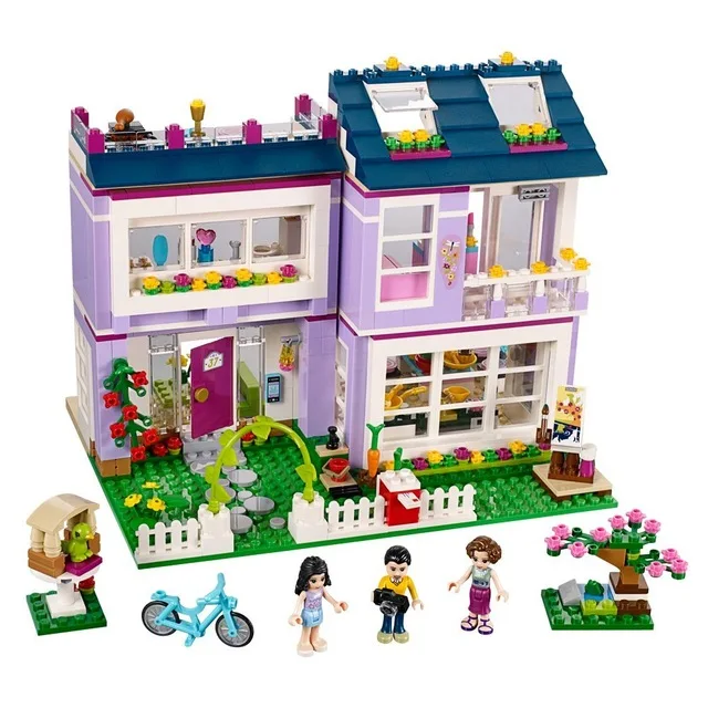

Compatible with 41095 Friends Emma's House Building Blocks Emma Mia Figure Educational Toys For Children Girl
