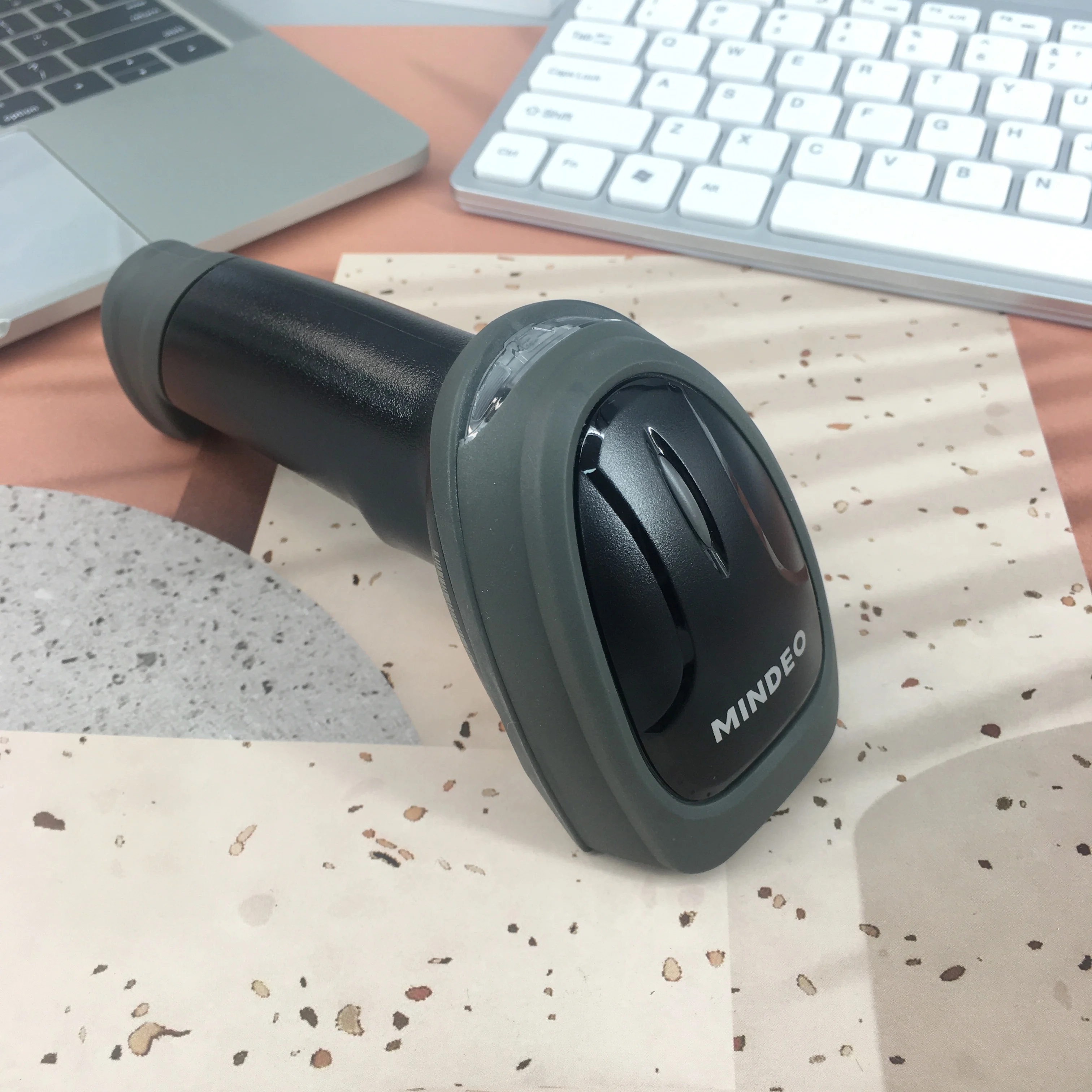 Фото Сканер штрих-кодов Mindeo MD6600-HD USB проводной ручной 1D/2D для считывания QR-кодов, в наличии для POS-систем №2