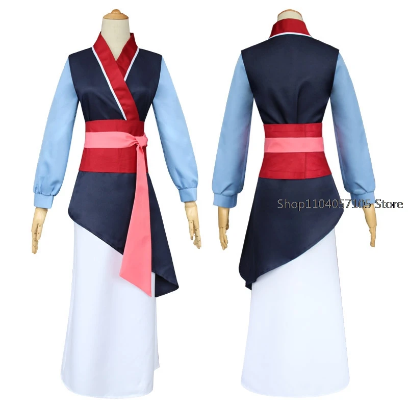 Халат для косплея Mulan женщин и мужчин костюм дракона грибка Хэллоуина