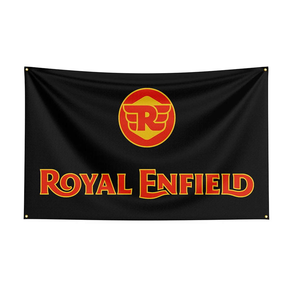 

3x5 Royal enfields Flag Polyester Printed Racing Motorcycle Banner For Decor 1