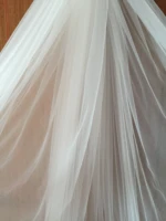 300cm width encryption soft mesh fabric widening bridal wedding dress tulle fabric