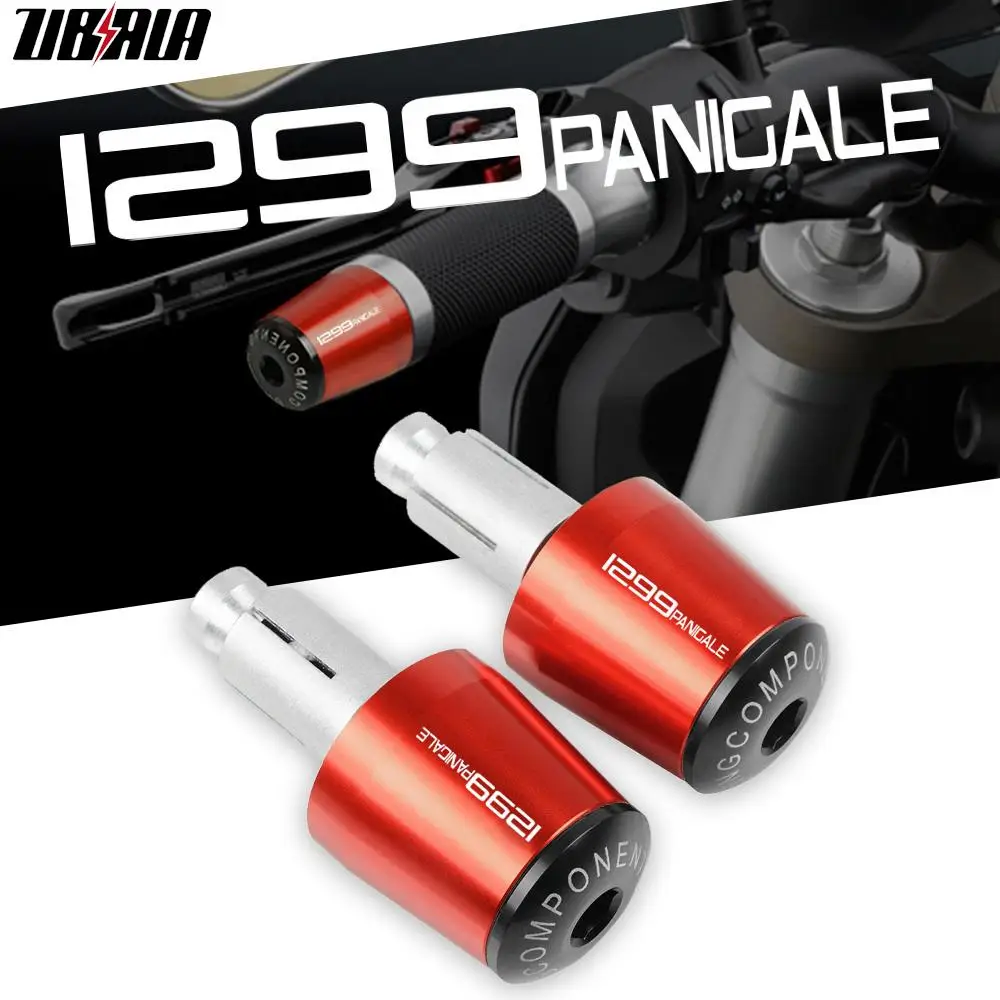 

For DUCATI PANIGALE1299 Panigale 1299 2015 2016 2017 2018 2019 Motorcycle CNC Aluminum 7/8'' 22mm Handlebar Handles Grips Ends