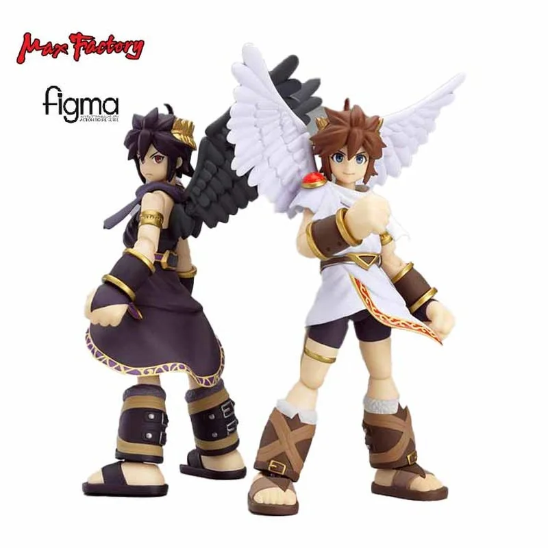 

100% Original Max Factory Figma 175 Pit Dark Pit Kid Icarus Uprising GSC 12CM PVC Animation Model Art Collection Kids Toys Gift