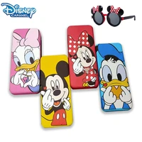 disney mickey minnie mouse sunglasses case cartoon figure donald duck daisy glasses case storage party children gift toys