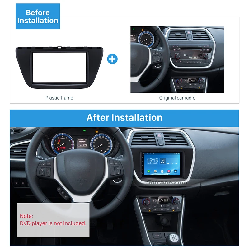 Автомагнитола DuoDton Seicane автомобильная стерео-панель с обложкой для приборной