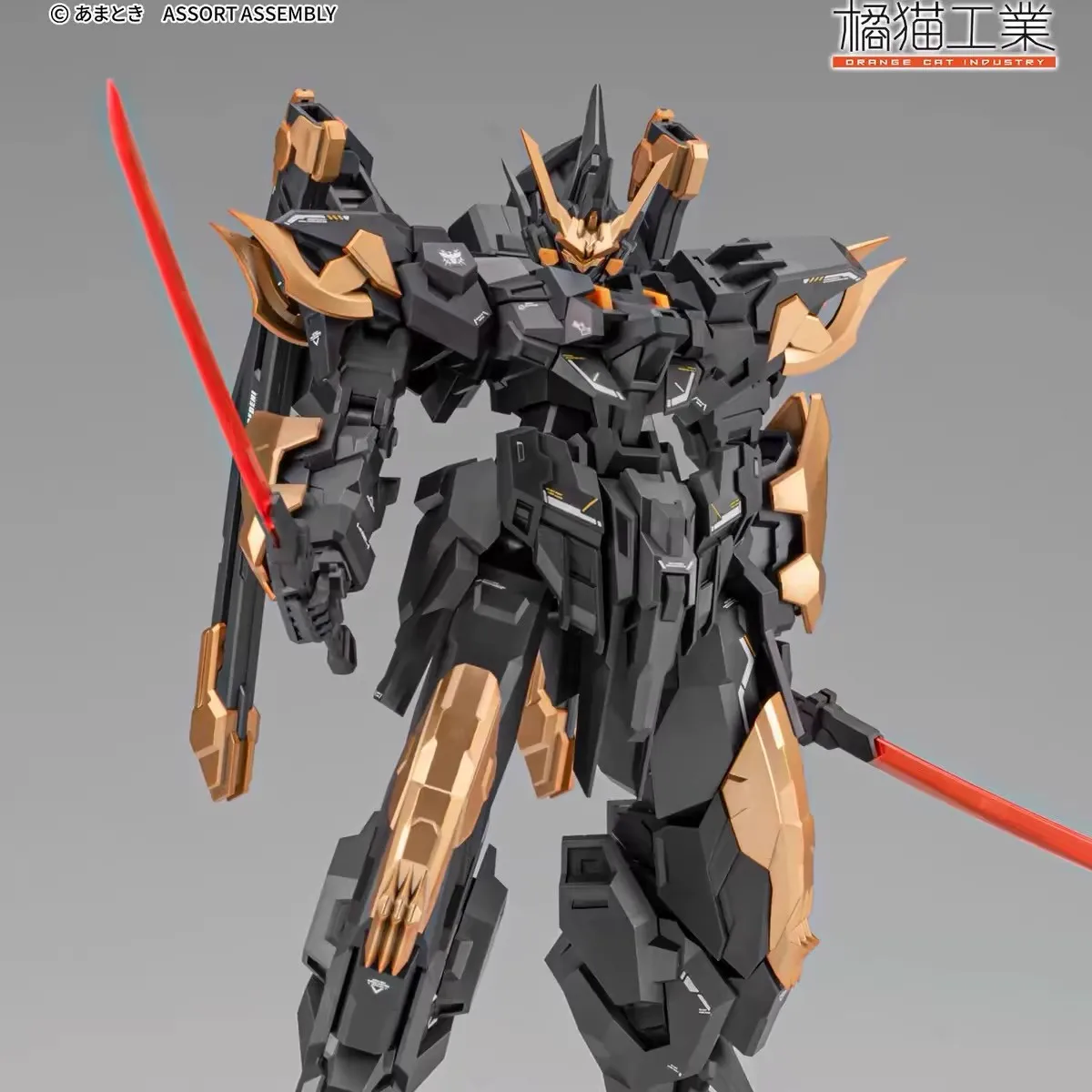 Оранжевый кот промышленная блестящая боевая ворона фигурка в сборе модель