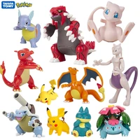 pokemon 4 13cm tomy new cartoons movie anime figure pikachu bulbasaur charmander cosplay collection pet action model toy gift