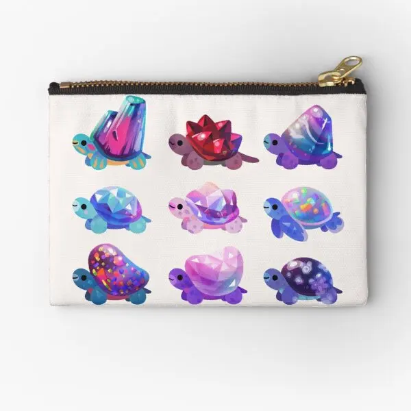 

Драгоценность черепаха пастельные кармашки на молнии для ключей, трусиков, нижнего белья, хранения монет, косметических носков, женский бумажник с карманами