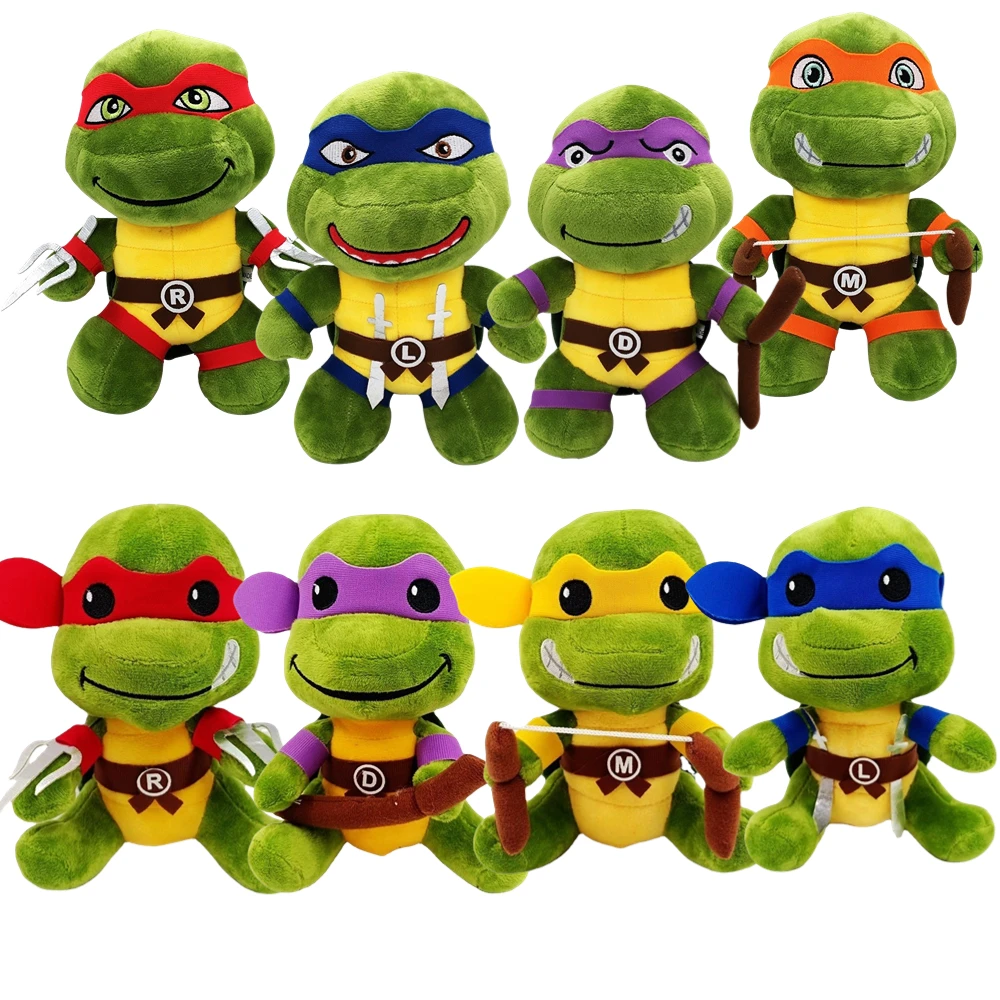 

Teenage Mutant Ninja Turtles Stuffed Plush Doll Toy Cartoon Figure Donatello Mikey Raffaele Leonardo Kids Toys For Children Gift