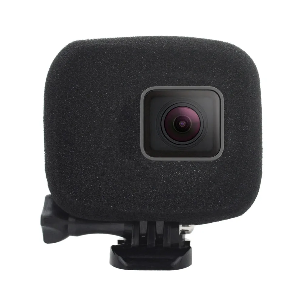 

Windshield Wind Noise Reduction Sponge Foam Case Cover Housing for GoPro Hero 5 6 7 Sports Action Camera Accessories