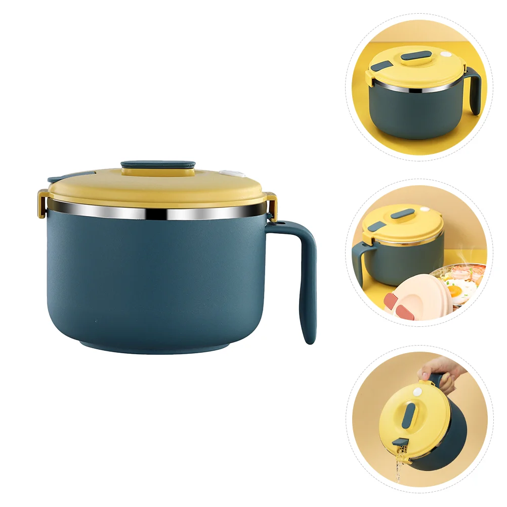 

Bowl Stainless Steel Bowls Cereal Metal Noodle Serving Ramen Rice Kitchen Cooking Salad Preplid Cup Tableware Mixing Microwave