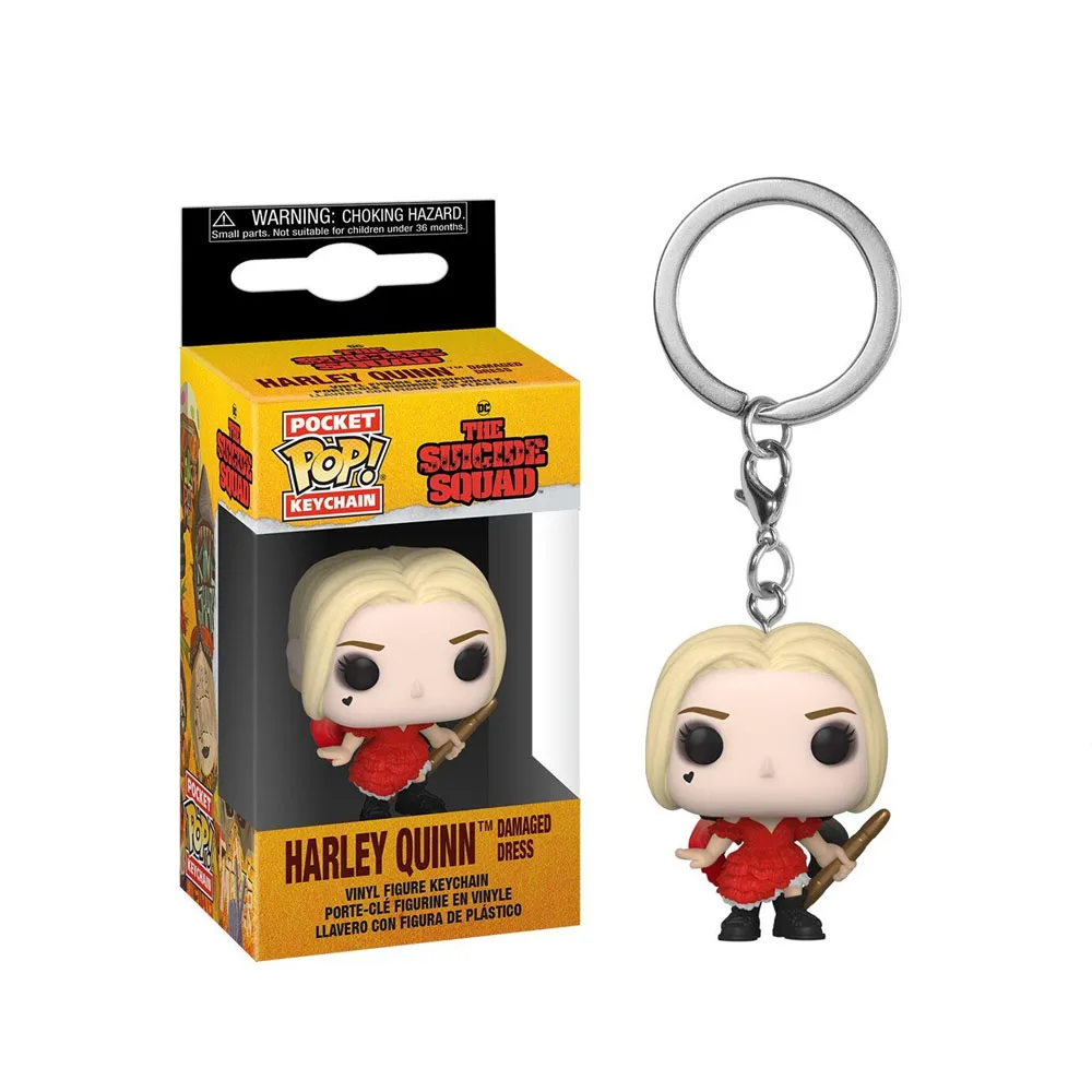 Funko поп Брелок Король Акула Харли Квинн Джокер карманные брелки отряд самоубийц