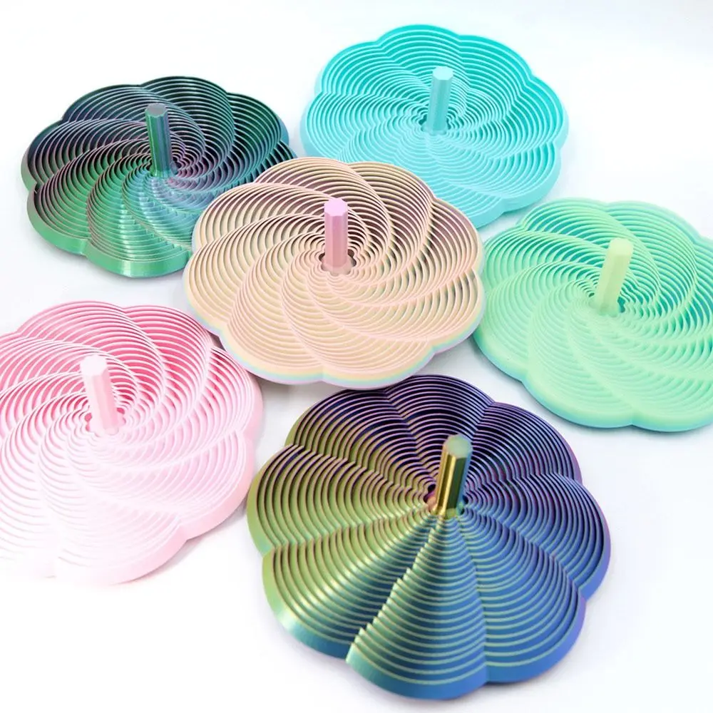 Фото Сенсорная игрушка-спираль PLA Expanded Sensory Fidget Star, 3D-печатная, вращающаяся, фрактальная, шестигранная, для снятия стресса, с ручками №2