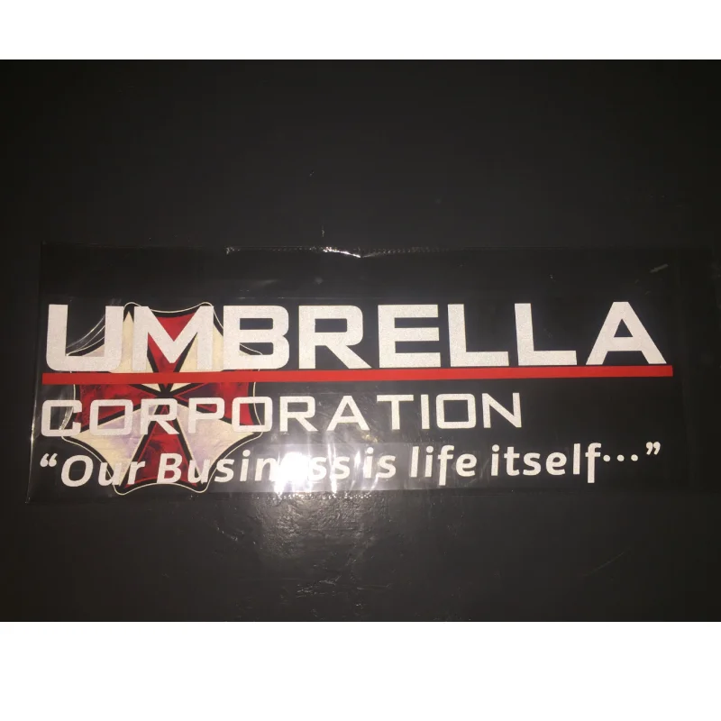 

Наклейка на кузов автомобиля Umbrella Corporation, декоративная наклейка, наклейки для автомобиля, 68*15 см, цветная наклейка для автомобиля