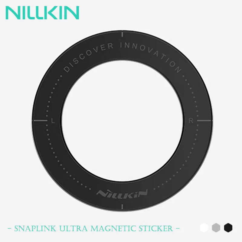 Фото Комплект наклеек с металлическим кольцом NILLKIN Magsafe, регулируемая многоугольная подставка для планшета, магнитный держатель с безопасной ручкой для аксессуаров для iPad №2