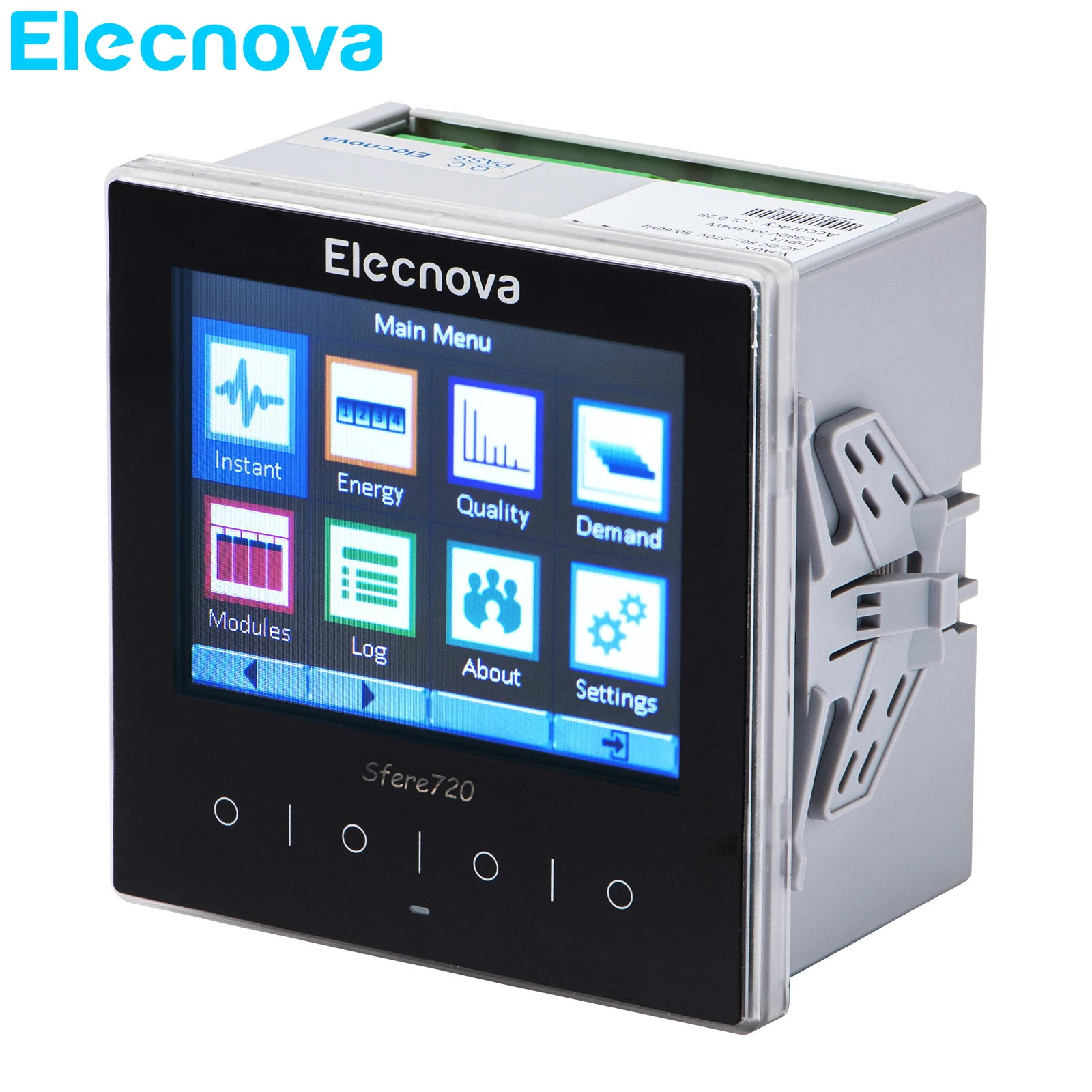 

Multifunction Power Energy Meter RS485 3 Phase AC/DC Panel Mounted TFT LCD-Data Acquisition,Energy Manager,Remote Power Monitor