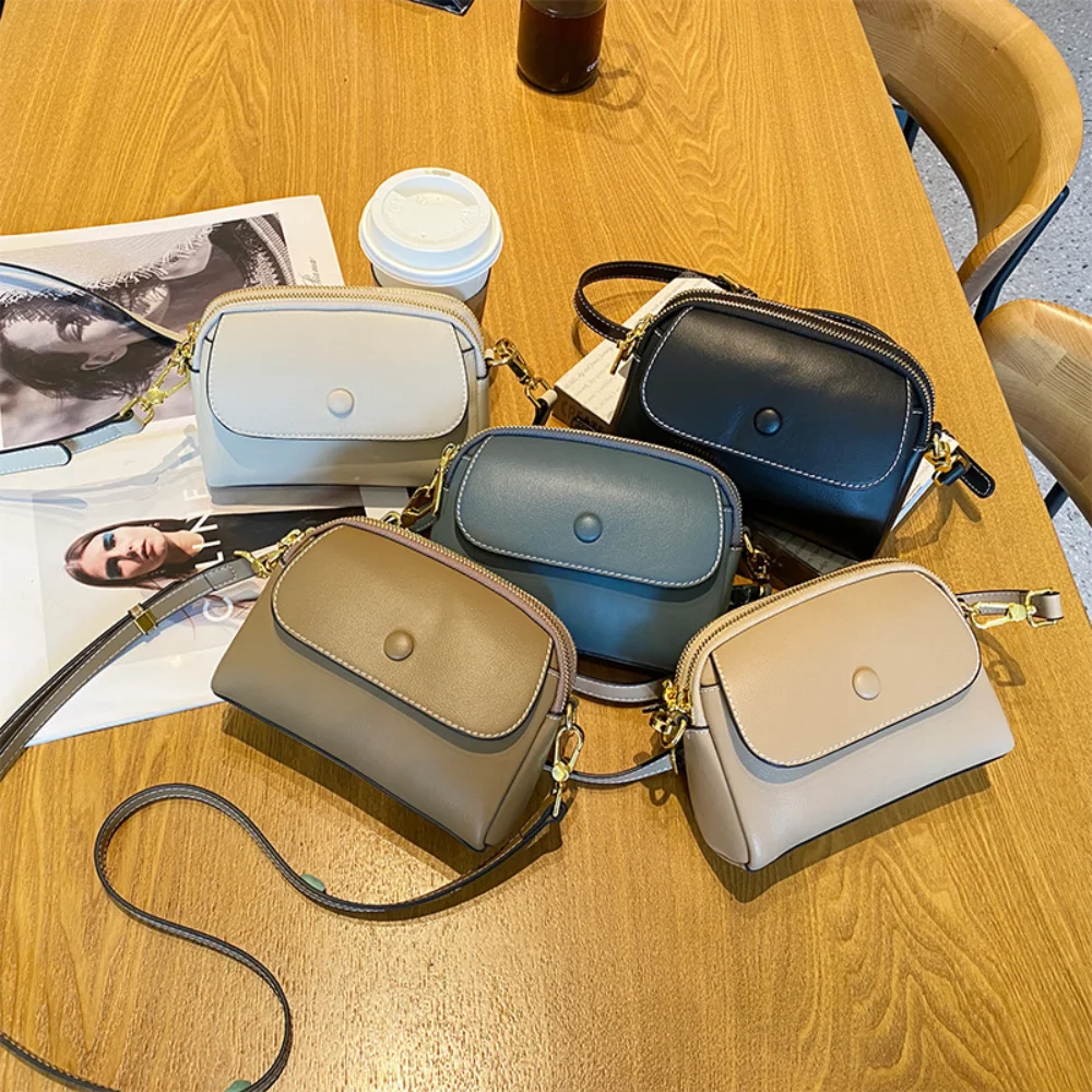 URBAN MASTER Crossbody Bags for Women Genuine Cow Leather Female Sling Shoulder Bag Mini Purse Phone Pocket Bolsas Femininas