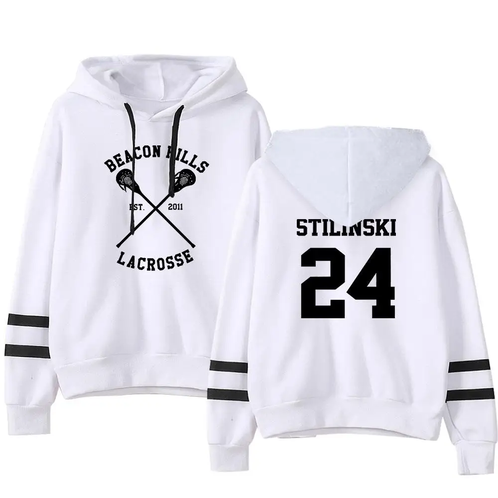 

Women Clothes Teen Wolf Hoodie Unisex Pocketless Sleeve Women Men Sweatshirt Harajuku Streetwear Stilinski 24 Hoodies